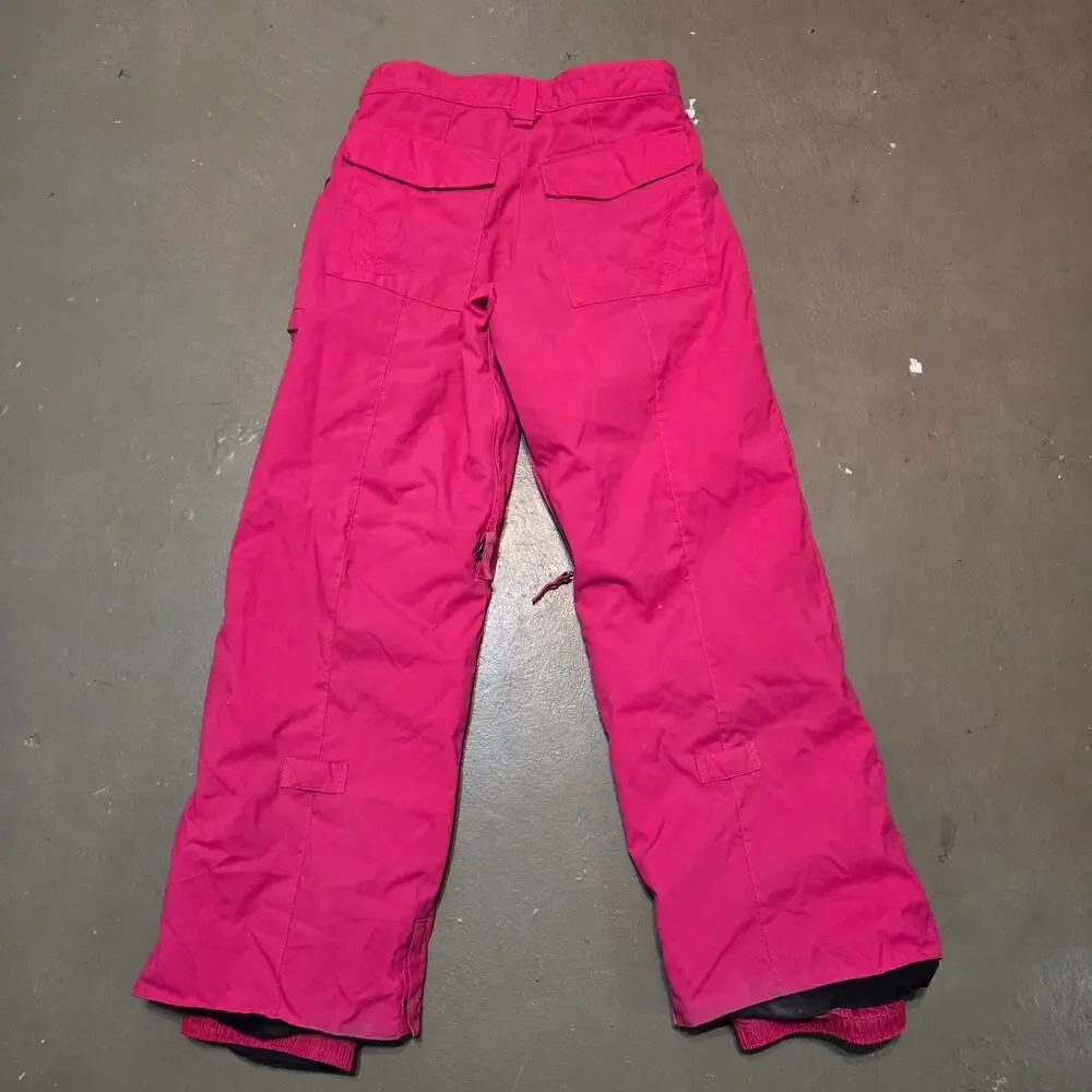 Burton Sugar & Spice Sweetart Pink Adjustable Snowboarding‎ Pants Girls Size XL